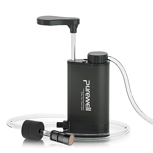 Stainless Steel Water Filter Pump with Replaceable Carbon 0.01 Micron Water Filter