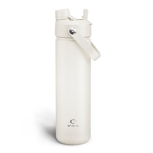 Insulated Water Bottle with Straw Stainless Steel Water Bottle
