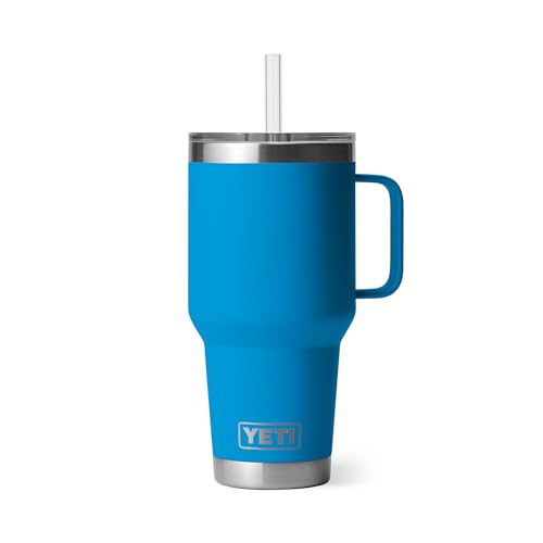Rambler 35 oz Tumbler with Handle and Straw Lid