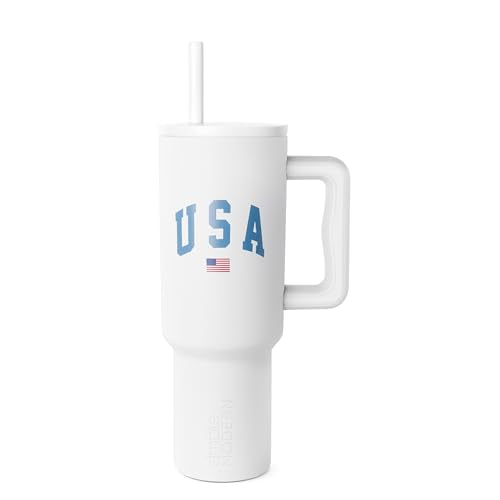 40oz Leak Proof Ceramic Lined Tumbler with Handle