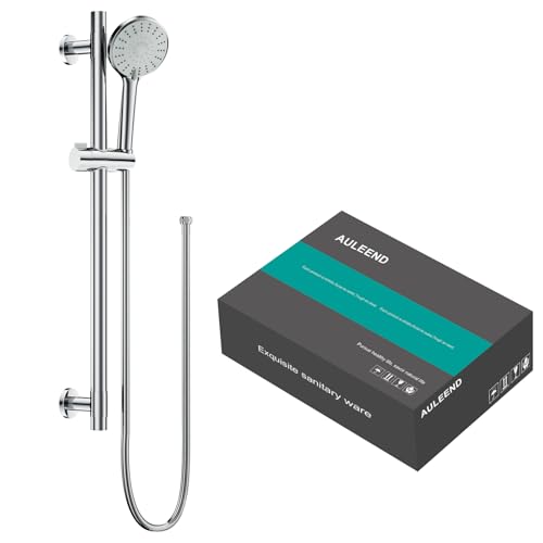 Shower Slide Bar Handheld Shower Head with Hose
