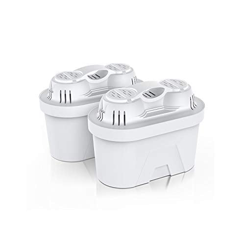 FPT01 Replacement Water Filter Cartridge Set for FP40 Water Filter Pitcher (2 Count)