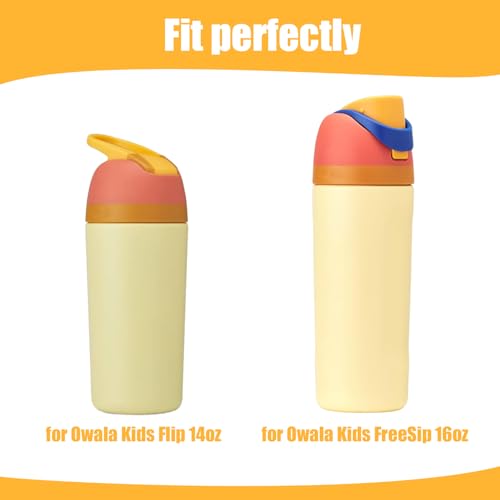 2PCS Protective Boot Compatible with Owala Kids Water Bottle 16 oz &14 oz