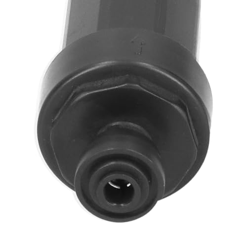 1 4in Irrigation Filter with Stainless Steel Strainer Quick Connect Filtration System for Courtyards Gardens Black 3.9x1.6in