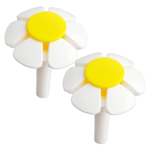 2 Pcs Yellow Pet Water Fountain Nozzle Replacement Yellow Flower for Head for Cat Fountain Automatic Drinking Water Dispenser pet Water Fountain Attachment for Cats