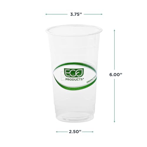 GreenStripe Clear Disposable Cold Cups (1000 Count)