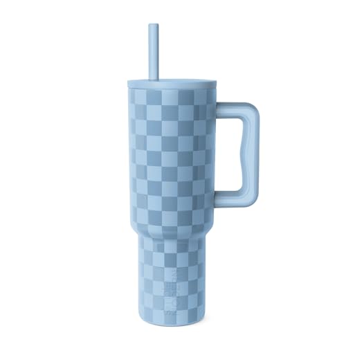 40oz Leak Proof Ceramic Lined Tumbler with Handle