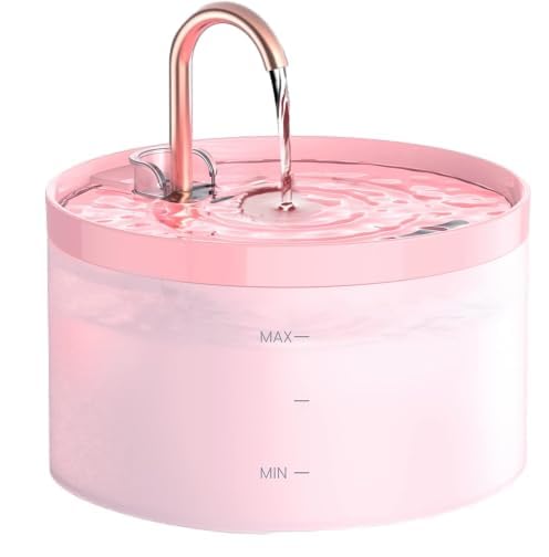 Cat Water Fountain Pink for Drinking