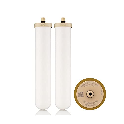 W9123050 ¦ 10" Biotect Ultra ¦ Authentic Drinking Water Ceramic Replacement Candle Element Filter ¦ 2504 ¦ White ¦ NSF Certified ¦ M12 Thread ¦