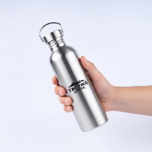 Tactiko Stainless Steel Wide Mouth Water Bottle