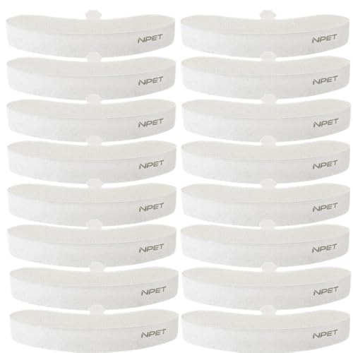 16 Pack Dog Fountain Replacement Filters with Pump Sponge (4 Count)