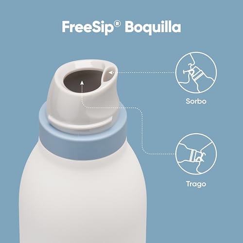 FreeSip Twist Stainless Steel Water Bottle 24 oz Iced Breeze