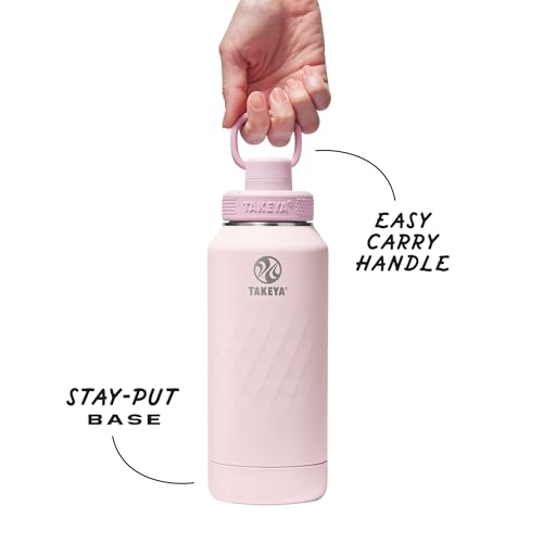 Sport Triple Insulated Water Bottle with Spout Lid and Ice Blocker
