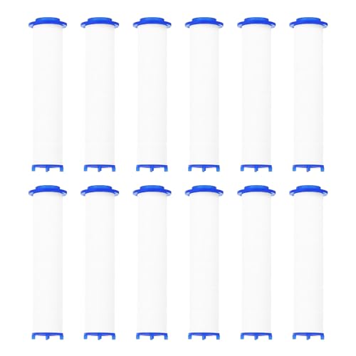 12 Pcs Shower Head Filter 3.7 Inch PP Cotton Filter Cartridge Replacement High