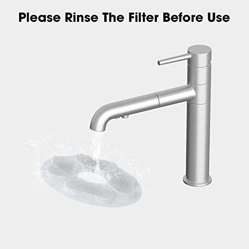 8 Packs Cat Water Fountain Food Grade Replacement Filters & Sponges for 74oz