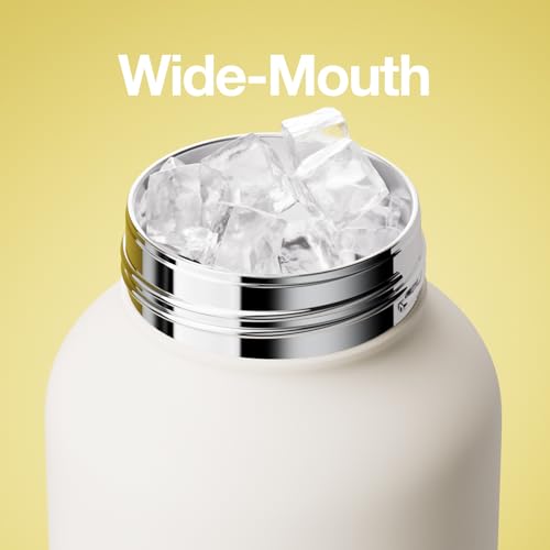 Water Bottle with Straw and Carry Handle 33oz
