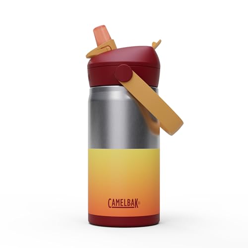 Thrive Flip Straw Kids Stainless Steel Bite Valve Water Bottle