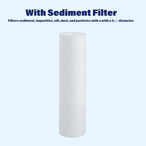 Whole House RV Water Filter Housing Clear