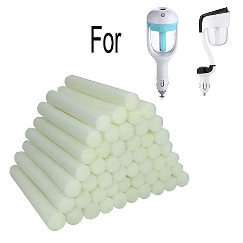 50 Pack Car Diffuser Sponges Refill Sticks Filter Wick Replacements (50 Count)