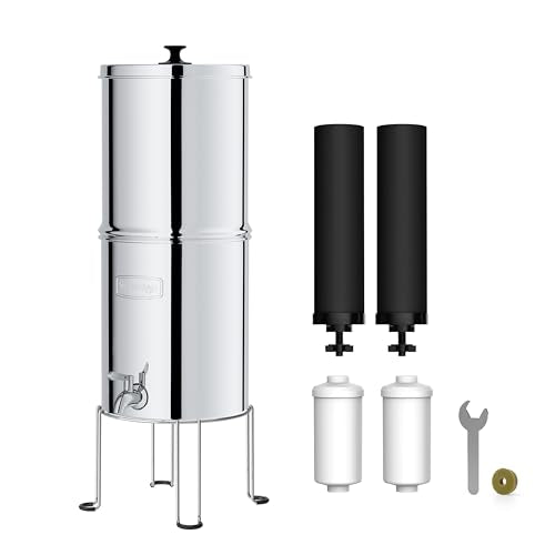 TK-A-FS Gravity Water Filter System, NSF/ANSI 42&372 Standard (4 Count)