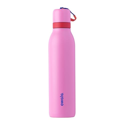 FreeSip Twist Stainless Steel Water Bottle 24 oz Fruit Punch