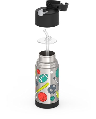 FUNTAINER Water Bottle with Straw
