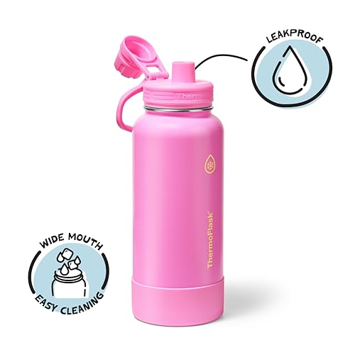 Insulated Water Bottle with Spout Lid