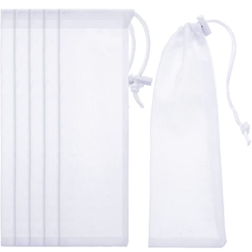 6 Pieces Lint Traps for Washing Machine Drain Hose Nylon Mesh
