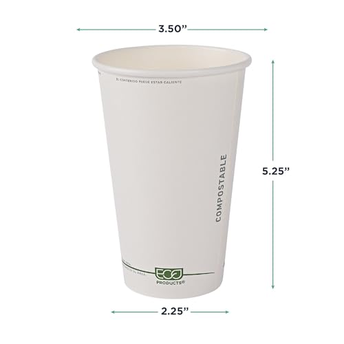 GreenStripe Disposable Paper Hot Cups (1000 Count)