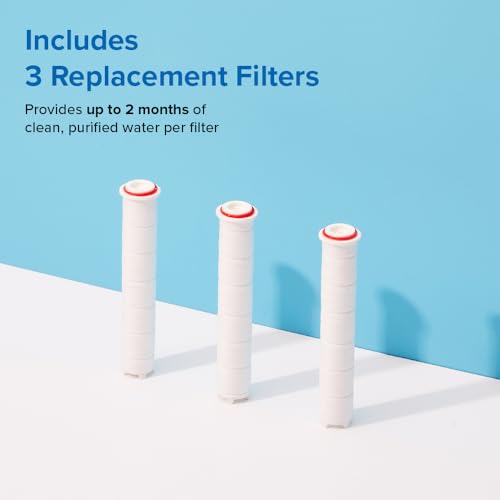 Plus 2.0 Sediment Shower Filter Replacement Cartridges (3 Count)