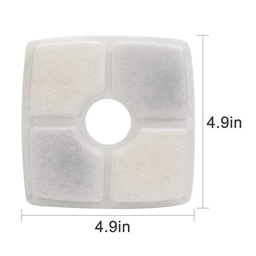 Cubic Cat Water Fountain Filter 8 Filters + 4 Sponges
