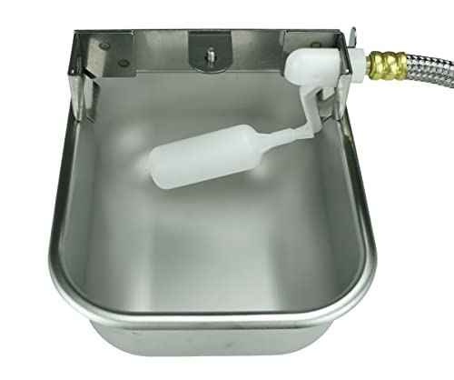 Nelson Rust Proof Stainless Steel Outdoor Automatic Dog Waterer Bowl