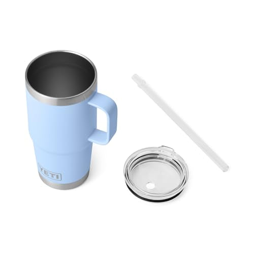 Rambler 25 oz Tumbler with Handle and Straw Lid