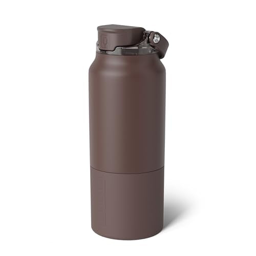 Rise 35oz Water Bottle With 100% Leakproof Covered Silicone Straw