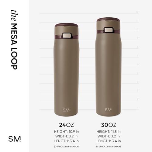 Water Bottle with Straw & Handle