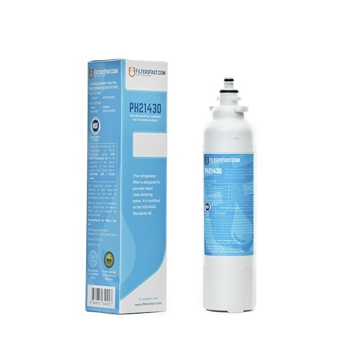 PH21430 Compatible Replacement for LG LT800P Refrigerator Water Filter Activated Carbon Cartridge for Fridge Water Dispenser