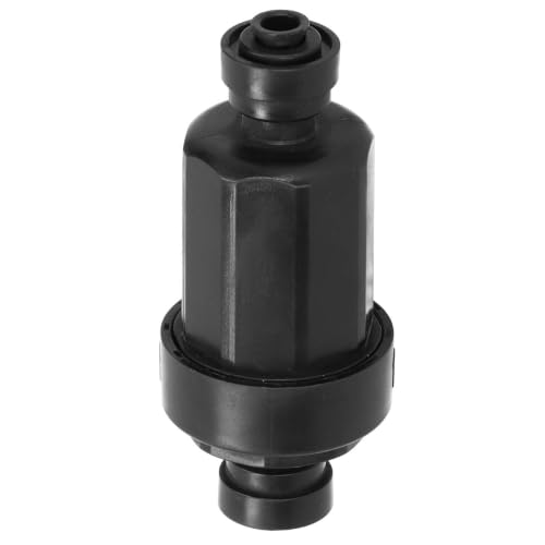 1 4in Irrigation Filter with Stainless Steel Strainer Quick Connect Filtration System for Courtyards Gardens Black 3.9x1.6in