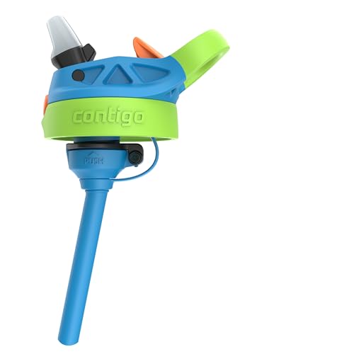 Autospout Kids Water Bottle 14oz Single Pack Blue Poppy