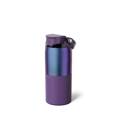 Rise 18oz Water Bottle with Covered Silicone Straw