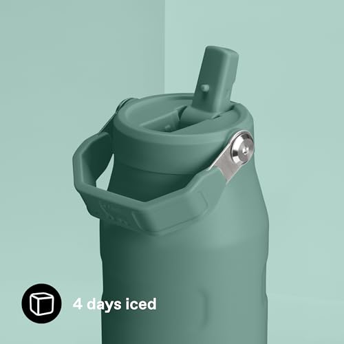 1913 Flip Straw Sports Water Bottle 1.06L