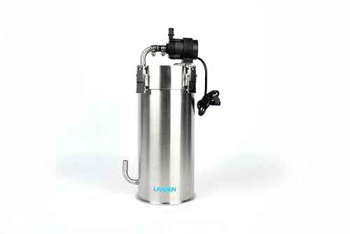 Aquarium External Stainless Steel Canister Filter Kit for 22Gal Tank