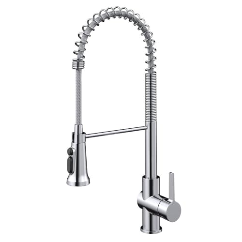 Britt 2-in-1 Commercial Style Pull-Down Single Handle Water Filter Kitchen Faucet for Reverse Osmosis or Water Filtration System in Chrome, KFF-1691CH
