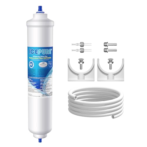 Inline Water Filter for Ice Maker and Refrigerator with 1
