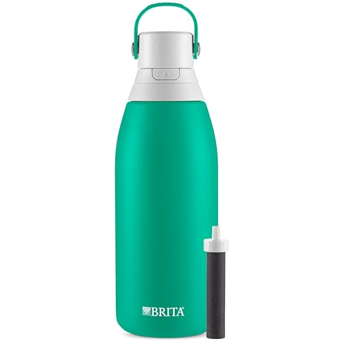 Insulated Filtered Water Bottle with Straw