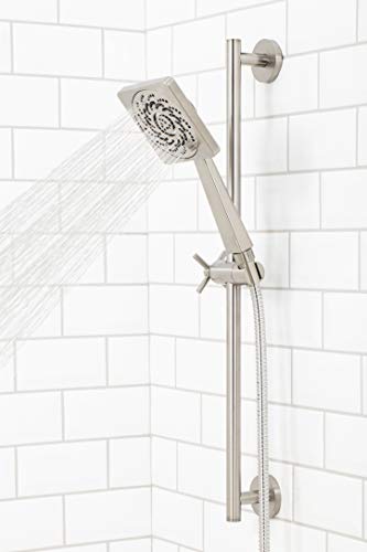 VS-5001-BN-E2 Kubos Exhilaration High Pressure Hand Held Shower Head, 2 GPM, Brushed Nickel