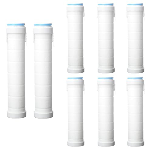 Shower Filter for Handheld Shower Head Shower Filter Replacement High Pressure Handheld Shower Heads Filter Set of 8 Replacement Filters for Hard Water Remove Chlorine and Harmful Substances (8 Count)