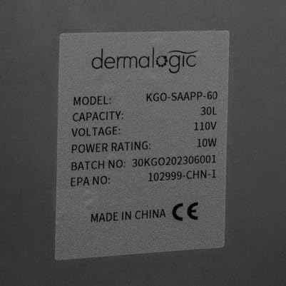 DERMALOGIC Sanitizer Instrument & Towel Sterilizer UV Ozone Heating Cabinet (60L Capacity) for Massage Facial Spa Beauty Salon Nails Shop Tattoo Studio Commercial Use