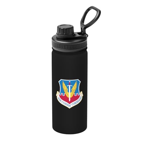 Acc Shield Water Bottle 18OZ Stainless Steel Insulated Water Bottles With Spout Lid Sports Keep Cold and Hot Water Bottle For Biking Hiking