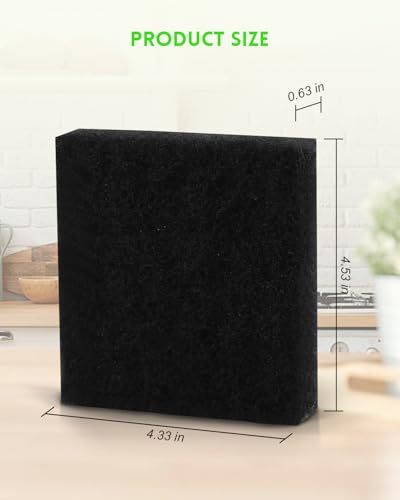Trash Compactor Charcoal Air Filter Fit for Whirlpool (4 Count)
