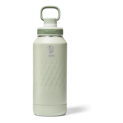 Sport Triple Insulated Water Bottle with Spout Lid and Ice Blocker